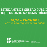 capa notícia - rematrícula gestão pública 2024/2
